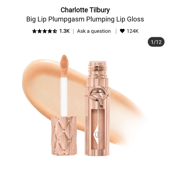 Charlotte Tilbury Big Lip Plumpgasm In Nudegasm Diamonds - Picture 7 of 10